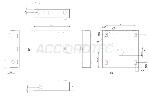 ББП-60 исп.2 Блок бесперебойного питания ACCORDTEC, 12 В, 6 A